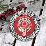 Ross Clan Tartan Crest Badge Plaid Ornament Gift. Christmas Tree Ornament Tartan Ornament Great Christmas Ornaments Gift - Scotstee Shop