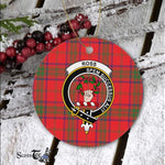 Ross Scottish Clan Plaid Ornament Gift. Christmas Tree Ornament Ross Clan Tartan Ornament Great Christmas Ornaments Gift - Scotstee Shop