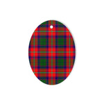 Roxburgh District Tartan Oval Ornaments, Christmas Tree Ornament, Plaid Christmas Ornaments, Ceramic Oval Christmas Tree Decoration, Tartan Oval Ornaments, Christmas Tree Ornament, Plaid Christmas Ornaments, Ceramic Oval Christmas Tree Decoration