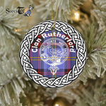 Rutherford Clan Tartan Crest Badge Plaid Ornament Gift. Christmas Tree Ornament Tartan Ornament Great Christmas Ornaments Gift - Scotstee Shop