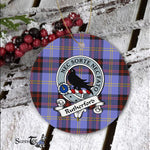 Rutherford Scottish Clan Badge Plaid Ornament Gift. Christmas Tree Ornament Rutherford Clan Tartan Ornament Great Christmas Ornaments Gift - Scotstee Shop