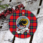 Ruthven Scottish Clan Badge Plaid Ornament Gift. Christmas Tree Ornament Ruthven Clan Tartan Ornament Great Christmas Ornaments Gift - Scotstee Shop