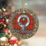Sandilands Celtic Circle Plaid Ornament Gift. Christmas Tree Ornament Tartan Ornament Great Christmas Ornaments Gift - Scotstee Shop