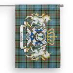 Scotstee Shop Tartan House Flag - Porterfield Garden Flag Badge With Lion Scottish - Scotstee Shop