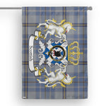 Scotstee Shop Tartan House Flag - Tweedie Garden Flag Badge With Lion Scottish - Scotstee Shop