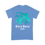 Sea Turtle Shirt Bora Bora Tahiti Sea Blue Tribal Turtle Sea Turtle Shirt - Scotstee Shop