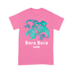 Sea Turtle Shirt Bora Bora Tahiti Sea Blue Tribal Turtle Sea Turtle Shirt - Scotstee Shop