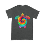 Sea Turtle Shirt Funny Sea Turtle Ocean Tie Dye Rainbow Turtle Hippie Costume Hippy Sea Turtle Shirt - Scotstee Shop