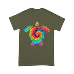 Sea Turtle Shirt Funny Sea Turtle Ocean Tie Dye Rainbow Turtle Hippie Costume Hippy Sea Turtle Shirt - Scotstee Shop