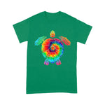 Sea Turtle Shirt Funny Sea Turtle Ocean Tie Dye Rainbow Turtle Hippie Costume Hippy Sea Turtle Shirt - Scotstee Shop