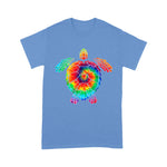 Sea Turtle Shirt Funny Sea Turtle Ocean Tie Dye Rainbow Turtle Hippie Costume Hippy Sea Turtle Shirt - Scotstee Shop