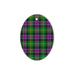 Selkirk Tartan Oval Ornaments, Christmas Tree Ornament, Plaid Christmas Ornaments, Ceramic Oval Christmas Tree Decoration, Tartan Oval Ornaments, Christmas Tree Ornament, Plaid Christmas Ornaments, Ceramic Oval Christmas Tree Decoration