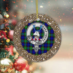 Sempill Celtic Circle Plaid Ornament Gift. Christmas Tree Ornament Tartan Ornament Great Christmas Ornaments Gift - Scotstee Shop