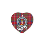 Shaw Of Tordarroch Scottish Clan Badge Plaid Christmas Ornaments Gift Heart Ornament Shaw Of Tordarroch Clan Tartan Ornaments, Plaid Ornament, christmas Ornament, plaid christmas ornament