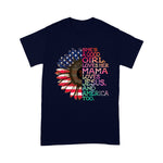 Scotstee Shop - She's A Good Girl Loves Her Mama Jesus & America Too Hippie 4th Of July Shirt She's A Good Girl Loves Her Mama Shirt