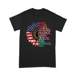 Scotstee Shop - She's A Good Girl Loves Her Mama Jesus & America Too Hippie 4th Of July Shirt She's A Good Girl Loves Her Mama Shirt