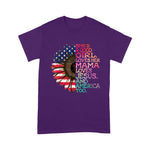 Scotstee Shop - She's A Good Girl Loves Her Mama Jesus & America Too Hippie 4th Of July Shirt She's A Good Girl Loves Her Mama Shirt