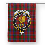 Sinclair Flag Garden Flag Sinclair Tartan Flag Clan Badge Tartan House Flag