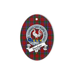 Sinclair Scottish Clan Badge Plaid Ornament Gift. Christmas Tree Ornament Sinclair Tartan Ornament,  ceramic ornament, personalized christmas ornaments, christmas tree ornaments, christmas door decorations, Plaid Ornament, Tartan Ceramic Ornament