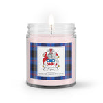 Soy Wax Candle - Buffalo Plaid Candle Angus Modern Family Crest Tartan Plaid Soy Wax Candle, oil candle, candle handmade, wax candle, soy wax, nature wax, natural soy wax, natural soy candles, natural candle