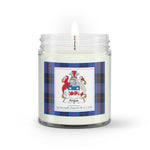 Soy Wax Candle - Buffalo Plaid Candle Angus Modern Family Crest Tartan Plaid Soy Wax Candle, oil candle, candle handmade, wax candle, soy wax, nature wax, natural soy wax, natural soy candles, natural candle