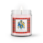 Soy Wax Candle - Buffalo Plaid Candle Bain Family Crest Tartan Plaid Soy Wax Candle, oil candle, candle handmade, wax candle, soy wax, nature wax, natural soy wax, natural soy candles, natural candle