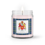 Soy Wax Candle - Buffalo Plaid Candle Baird Ancient Family Crest Tartan Plaid Soy Wax Candle, oil candle, candle handmade, wax candle, soy wax, nature wax, natural soy wax, natural soy candles, natural candle