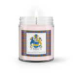 Soy Wax Candle - Buffalo Plaid Candle Bethune Family Crest Tartan Plaid Soy Wax Candle, oil candle, candle handmade, wax candle, soy wax, nature wax, natural soy wax, natural soy candles, natural candle