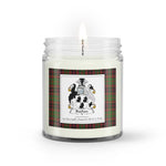Soy Wax Candle - Buffalo Plaid Candle Buchan Family Crest Tartan Plaid Soy Wax Candle, oil candle, candle handmade, wax candle, soy wax, nature wax, natural soy wax, natural soy candles, natural candle