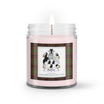 Soy Wax Candle - Buffalo Plaid Candle Buchan Family Crest Tartan Plaid Soy Wax Candle, oil candle, candle handmade, wax candle, soy wax, nature wax, natural soy wax, natural soy candles, natural candle