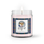 Soy Wax Candle - Buffalo Plaid Candle Clan Badge Agnew Tartan Plaid Soy Wax Candle, oil candle, candle handmade, wax candle, soy wax, nature wax, natural soy wax, natural soy candles, natural candle