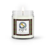Soy Wax Candle - Buffalo Plaid Candle Clan Badge Buchan Tartan Plaid Soy Wax Candle, oil candle, candle handmade, wax candle, soy wax, nature wax, natural soy wax, natural soy candles, natural candle