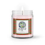 Soy Wax Candle - Buffalo Plaid Candle Clan Badge Burnett Tartan Plaid Soy Wax Candle, oil candle, candle handmade, wax candle, soy wax, nature wax, natural soy wax, natural soy candles, natural candle