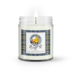 Soy Wax Candle - Buffalo Plaid Candle Clan Badge Campbell Faded Tartan Plaid Soy Wax Candle, oil candle, candle handmade, wax candle, soy wax, nature wax, natural soy wax, natural soy candles, natural candle