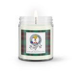 Soy Wax Candle - Buffalo Plaid Candle Clan Badge Chisholm Hunting Ancient Tartan Plaid Soy Wax Candle, oil candle, candle handmade, wax candle, soy wax, nature wax, natural soy wax, natural soy candles, natural candle