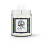 Soy Wax Candle - Buffalo Plaid Candle Clan Badge Clelland Tartan Plaid Soy Wax Candle, oil candle, candle handmade, wax candle, soy wax, nature wax, natural soy wax, natural soy candles, natural candle
