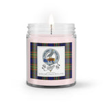 Soy Wax Candle - Buffalo Plaid Candle Clan Badge Clelland Tartan Plaid Soy Wax Candle, oil candle, candle handmade, wax candle, soy wax, nature wax, natural soy wax, natural soy candles, natural candle