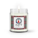 Soy Wax Candle - Buffalo Plaid Candle Clan Badge Crawford Tartan Plaid Soy Wax Candle, oil candle, candle handmade, wax candle, soy wax, nature wax, natural soy wax, natural soy candles, natural candle