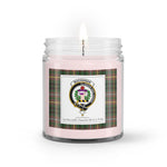 Soy Wax Candle - Buffalo Plaid Candle Clan Crest Badge Buchanan Hunting Tartan Plaid Soy Wax Candle, oil candle, candle handmade, wax candle, soy wax, nature wax, natural soy wax, natural soy candles, natural candle